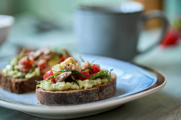 istock Delicious bruschetta for brunch 2162368544
