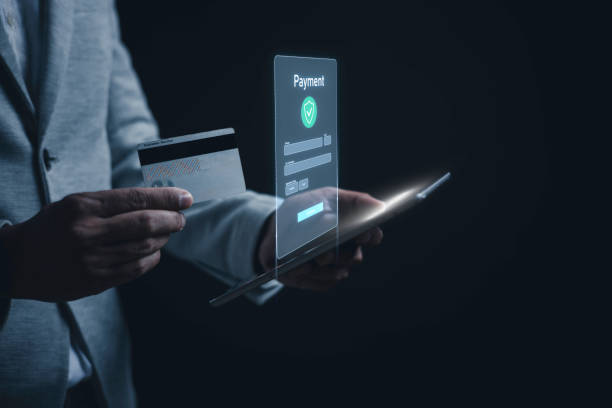 istock Online shopping concept businessman hands holding using mobile smart phone for payment, banking, online shopping. Technology online banking applications via internet network. financial transaction. 2162371667