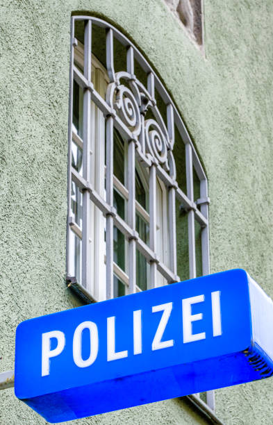 istock typical german police station sign 2162374812