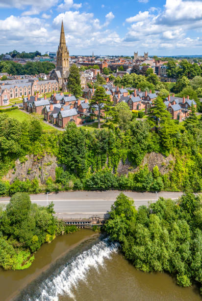istock River Exe and houses in Exeter 2162374969