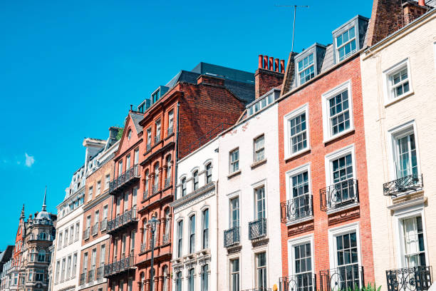 istock Typical old English buildings 2162380848