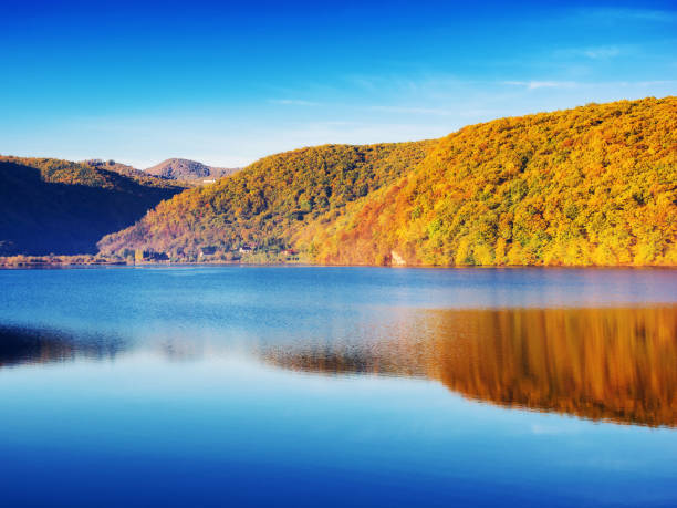 istock lake in mountains on a sunny day 2162382898