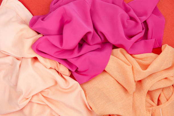 istock Colorful fabric silk or clothes texture can use design and background 2162383256