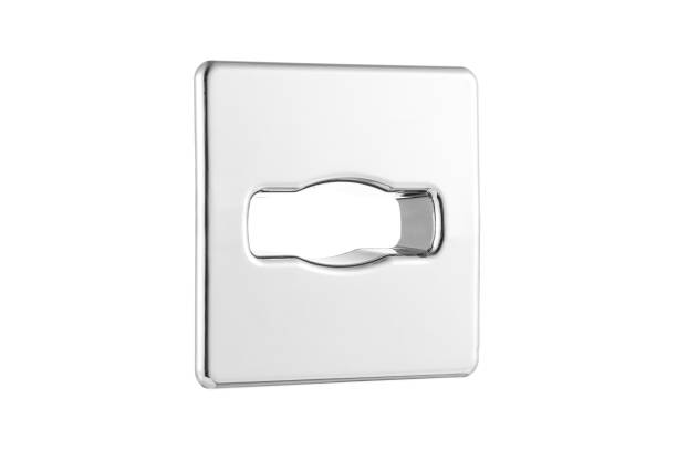 istock Key Hole Cover Over White Background 2162388102
