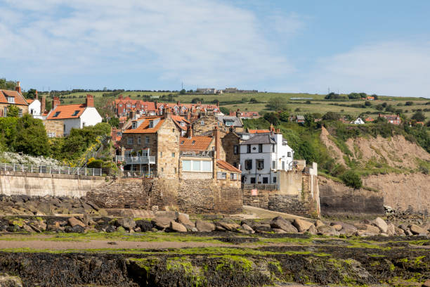 istock Robin Hoods Bay from beach 2162388458