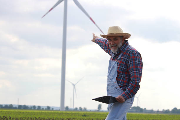 istock Modern farmer on agricultural field 2162389081