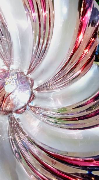istock wavy transparent glass background 2162391039