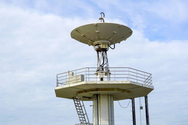 istock Theos Satellite Receiving and Control Station, Thailand's first resource observation satellite. Soft and selective focus. 2162396386