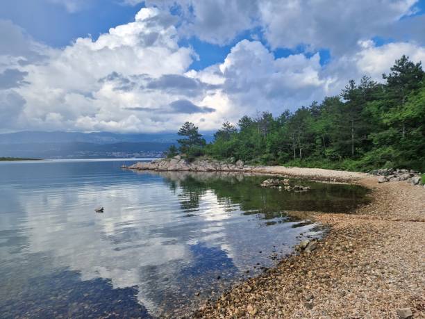 istock waterreflection - Klimno - Island Krk 2162400253