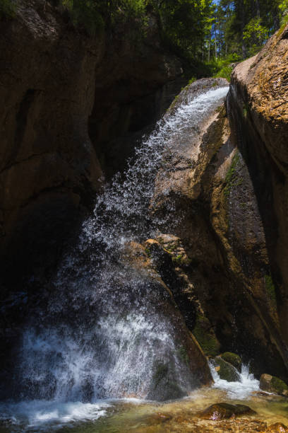 istock Zimitzbach waterfall flowing on stone. Austria Alps mountain area 2162402641