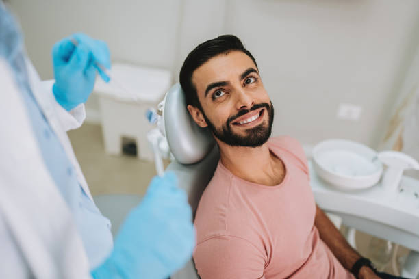 istock Young man in the dental office 2162402721