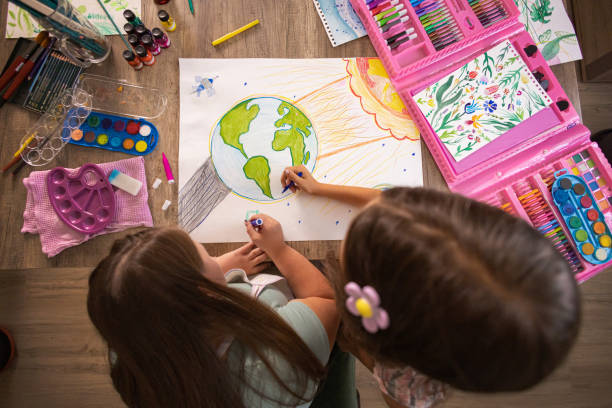 istock Colorful Earth Day Poster 2162411473