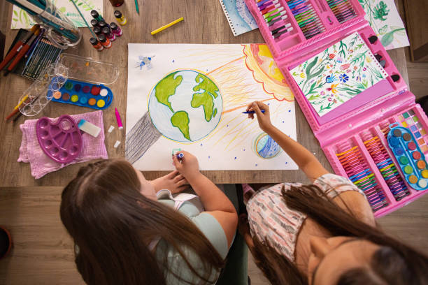istock Colorful Earth Day Poster 2162411474