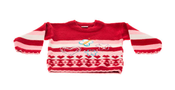 istock Children's red sweater 2162412744