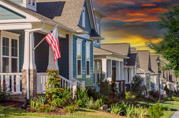 istock Patriotic Neighborhood 2162423595