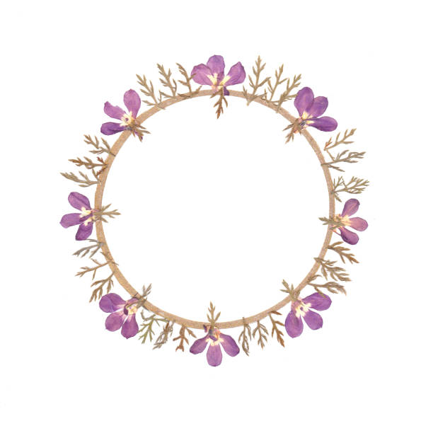 Decorative vintage frame with flowers in antique style.