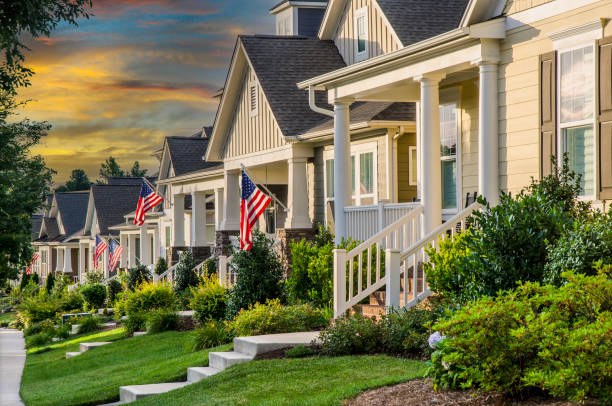 istock Patriotic Neighborhood 2162424026