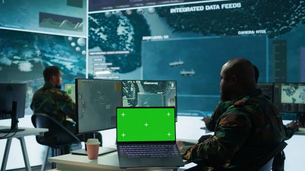 istock IT expert collecting real time information next to isolated chroma key screen 2162427183