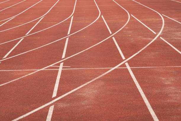 istock synthetic track in the athletics stadium 2162431097