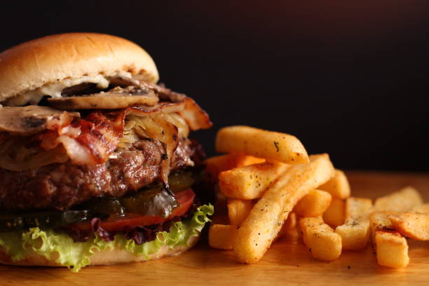 istock Burgers on the table 2162436326