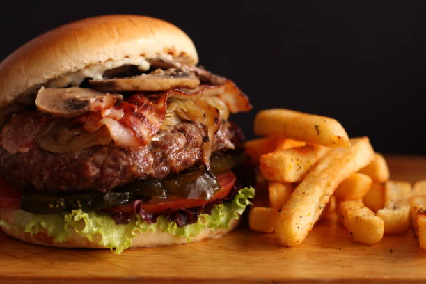 istock Burgers on the table 2162436327