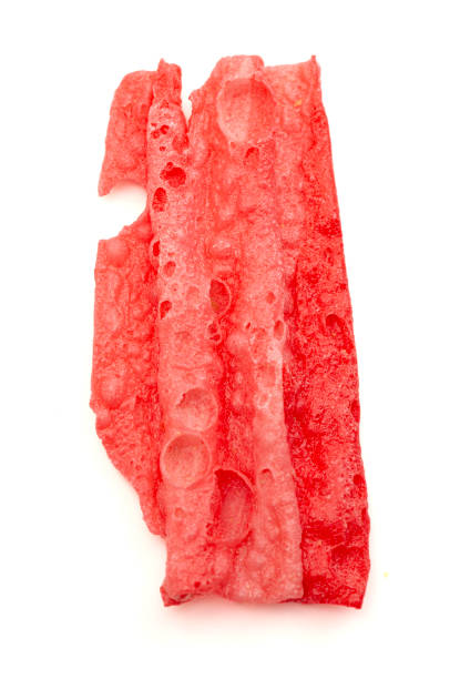 istock Freeze Dried Fruit Leather Isolated on a White Background 2162439138
