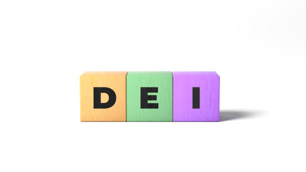 istock DEI. Diversity, equity, and inclusion. Colorful wooden blocks. Isolated. 2162445511