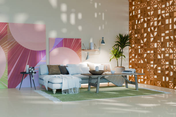 istock Living room with paintings 2162447938