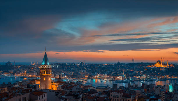 istock Galata tower in İstanbul Turkey. 2162448193