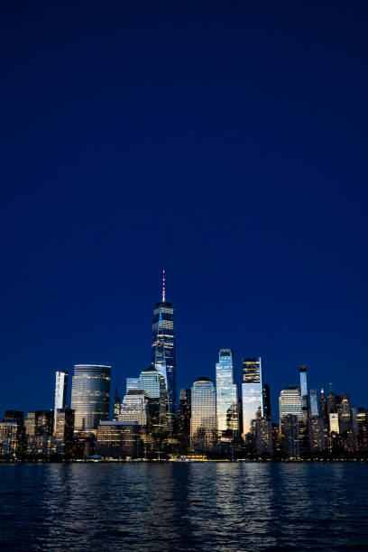 istock NYC Skyline just past sunset/early evening 2162453599