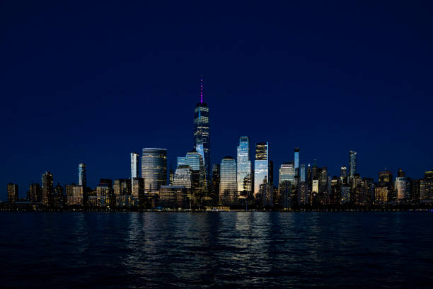 NYC Skyline just past sunset/early evening
