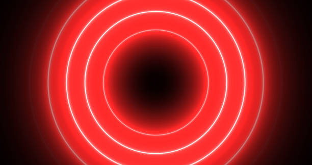 istock Retro style award show presenting ceremony loading circle bomb bg. Futuristic high technological interface UI UX design swirl big data cyberspace tech curve media flow circulation media footage. 2162460860