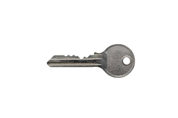 House key isolated on white background