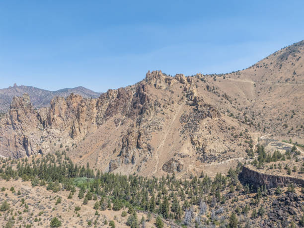 istock Aerial View of Dramatic Rock Formations 2162463312