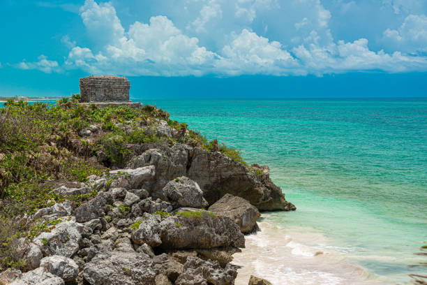 Image of archarological site of Tulum in Mexico