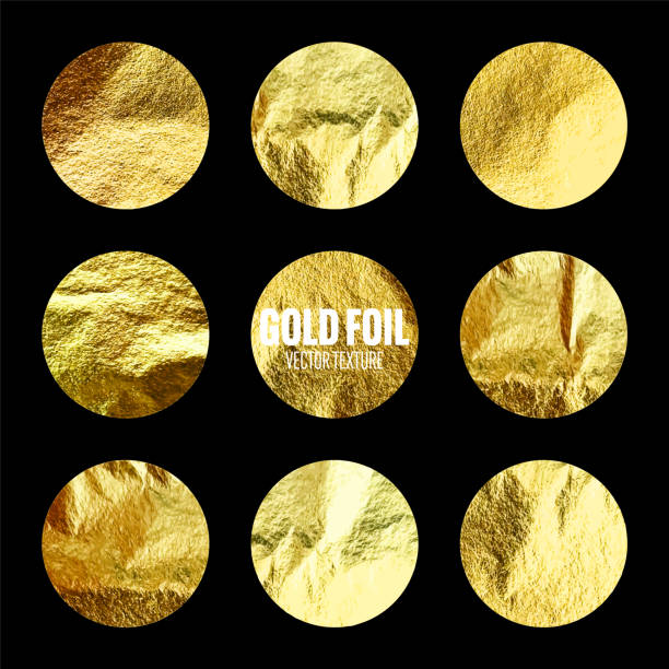 istock Gold foil, shiny handmade circles. Golden glittering texture, pattern. Luxury shining hand drawn background. Wedding, greeting card decoration elements. Modern minimalist art. Vector illustration 2162467770