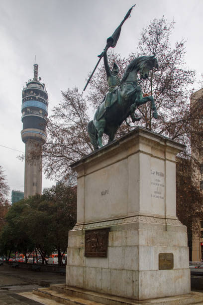 istock General San Martin Monument and Entel Tower Downtown Santiago do Chile 2162470511