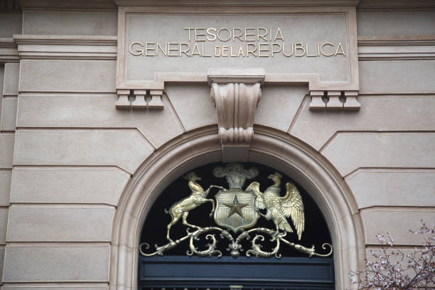 istock Tesoreria de La Republica Downtown Santiago de Chile 2162471043