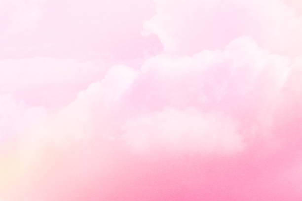 istock artistic blurred cloudy sky with pastel gradient color and grunge texture, when zoom 100percent, nature abstract background 2162476300