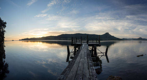 istock Opoutere Wharf on Wharekawa River 2162477141