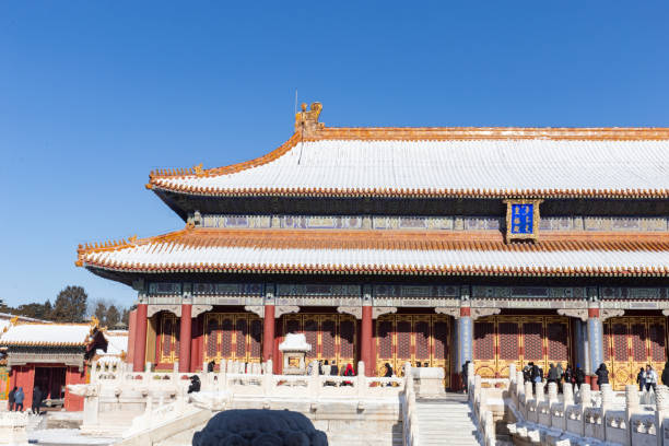 istock China Forbidden City snow view 2162477347
