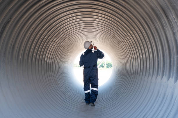 istock Mechanical engineer wearing safety uniform checking and inspection pipeline . 2162482090