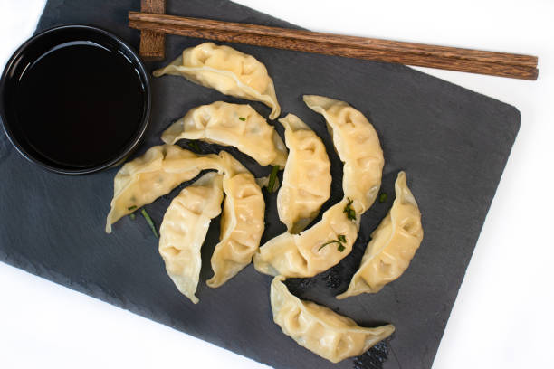 istock Steamed gyoza dumplings 2162483804