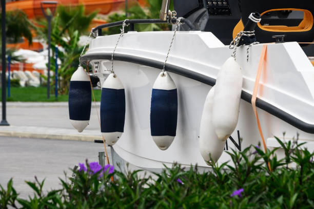 istock motor boat on a trailer in a residential complex 1 2162486281