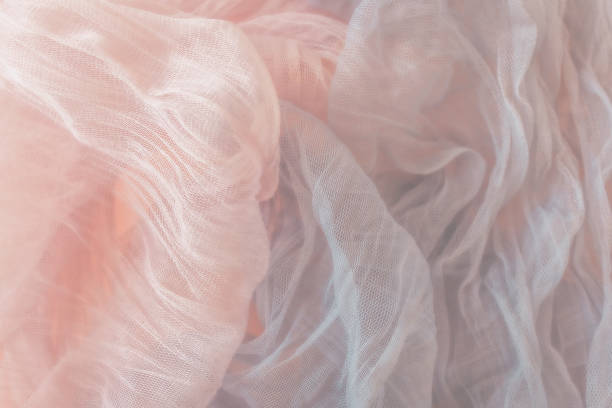 istock A combination of pink and gray fabric to create an original background 2162491018