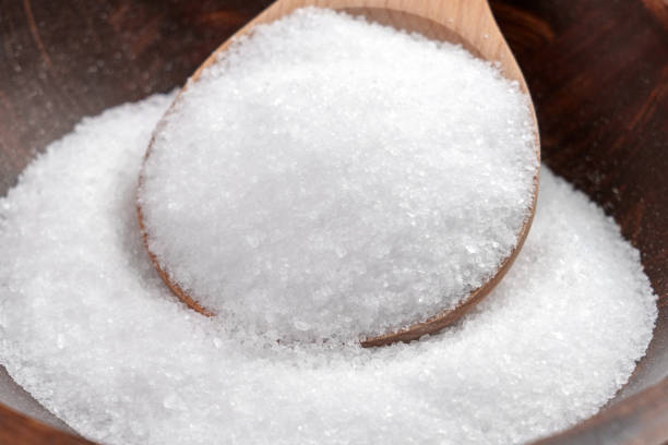 istock Epsom salt (Magnesium sulfate) crystals in wooden spoon. 2162491400