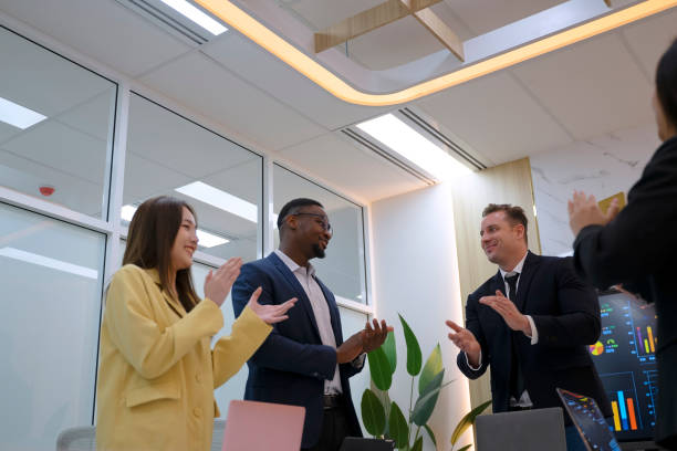istock White collar workers are meeting at office. 2162494092