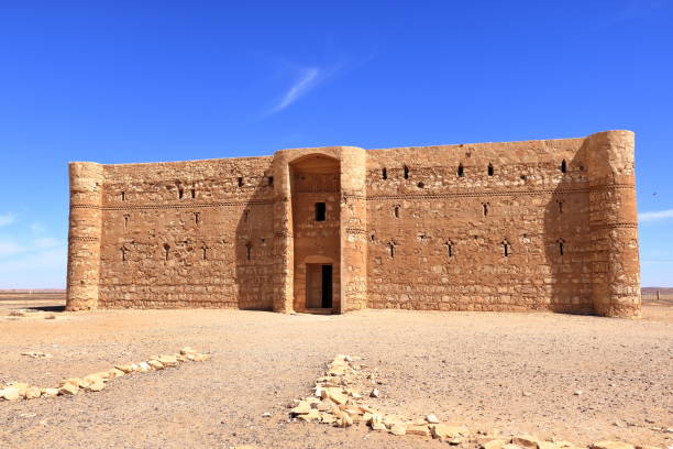 istock Qasr Kharana (sometimes Harrana, al-Kharanah, Kharaneh, Kharana or Hraneh), desert castle in eastern Jordan 2162494923