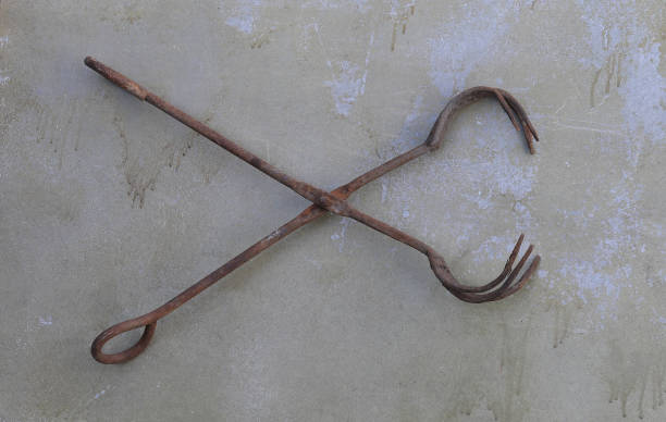 istock ancient rusty iron blacksmith tongs isolated 2162501602
