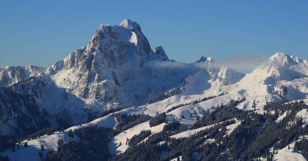 istock Mount Gummfluh on a clear winter day, Switzerland. 2162505896